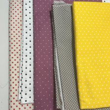 Набор ткани в горошек
