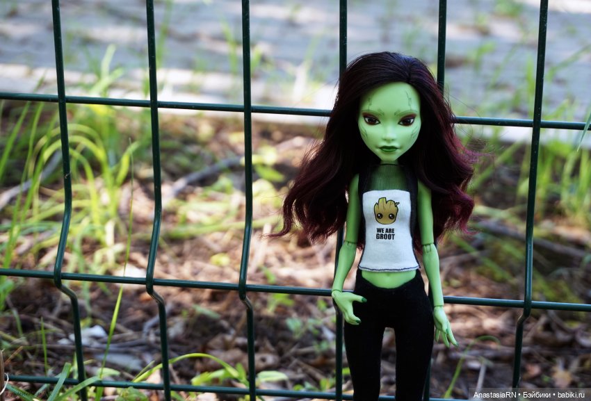 Гамора (ООАК Касты Фирс Monster High). Часть 1