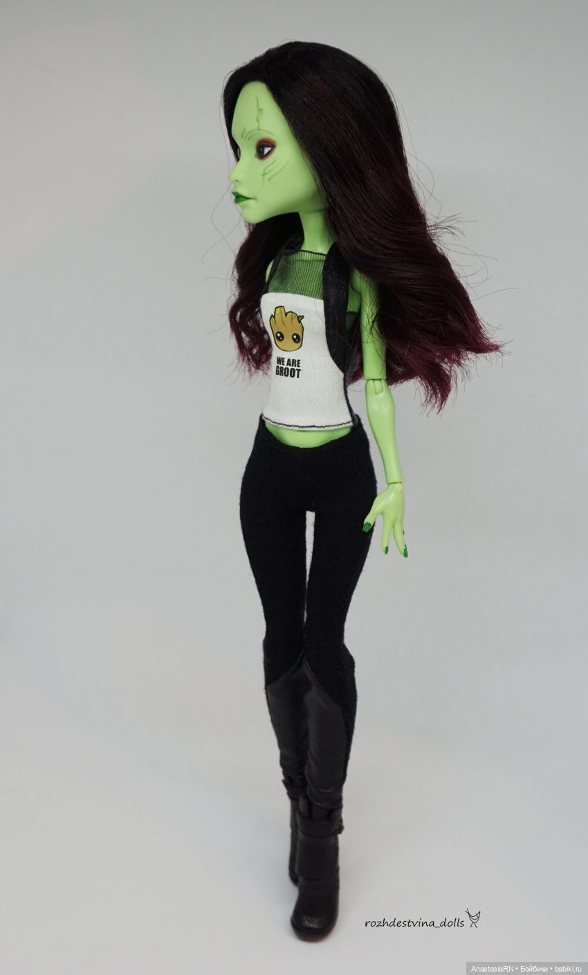 Гамора (ООАК Касты Фирс Monster High). Часть 1