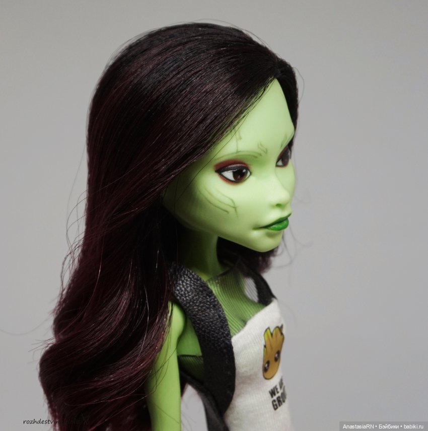 Гамора (ООАК Касты Фирс Monster High). Часть 1