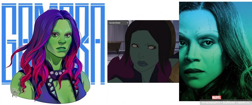 Гамора (ООАК Касты Фирс Monster High). Часть 1