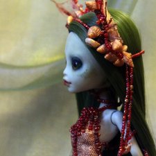 Морская царевна Руслана (ООАК Лагуны Блю, Monster High)