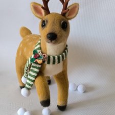 Олень новогодний 30 см