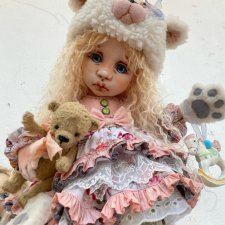 Машенька. Текстильная интерьерная куколка