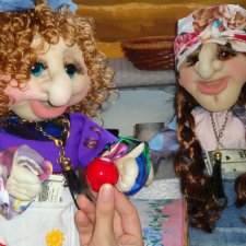 Авторские куклы. Три сестры Бабки Ёжки