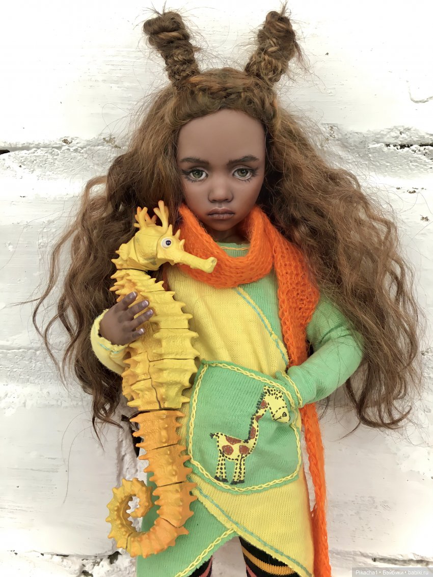 Шарнирная кукла молд Лоло 2020 года, 26 см, ПУ молочный шоколад. В частной коллекции Pikacha Doll