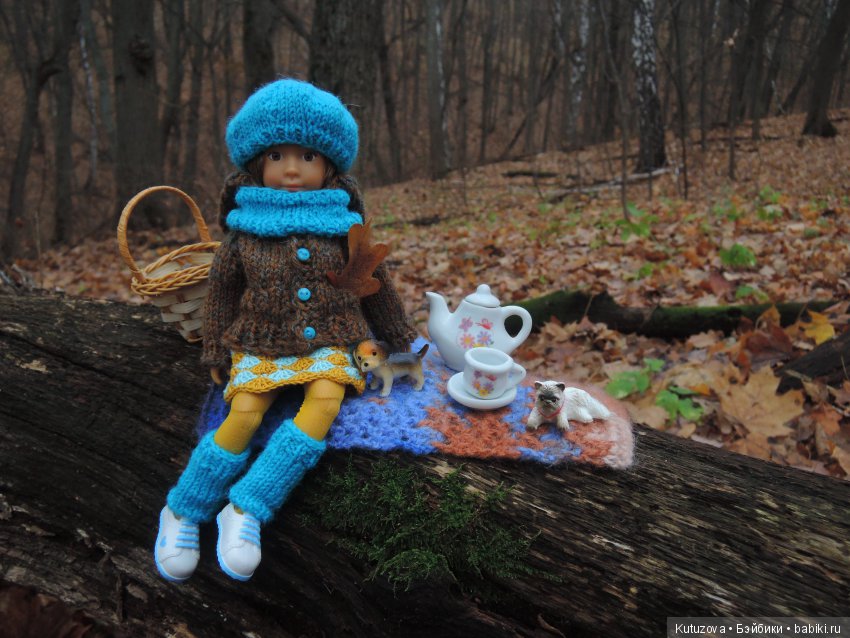 София Крузелинг - прогулка по по осеннему лесу (фото 2)