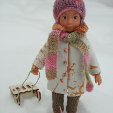 София Крузелинг в зимнем парке