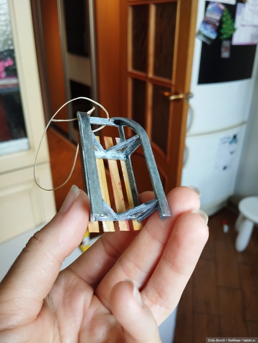 Про саночки — Аксессуары для кукол своими руками: идеи