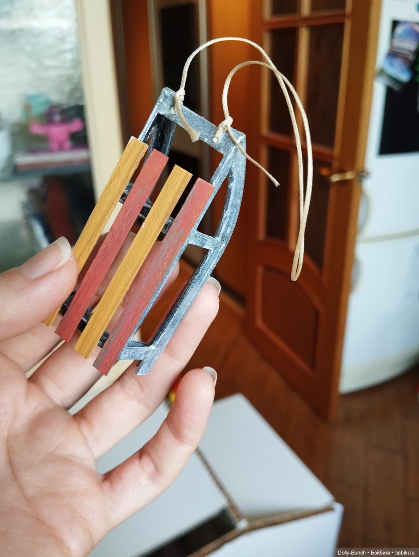 Про саночки — Аксессуары для кукол своими руками: идеи