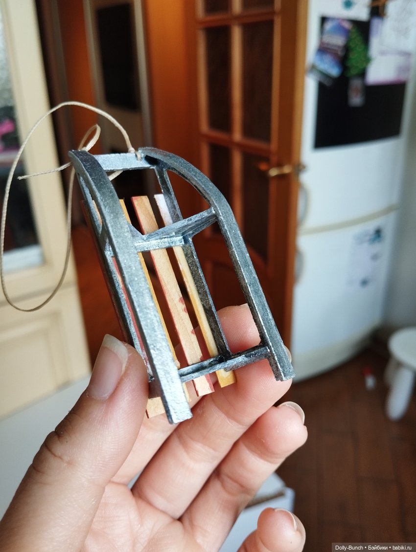 Про саночки — Аксессуары для кукол своими руками: идеи