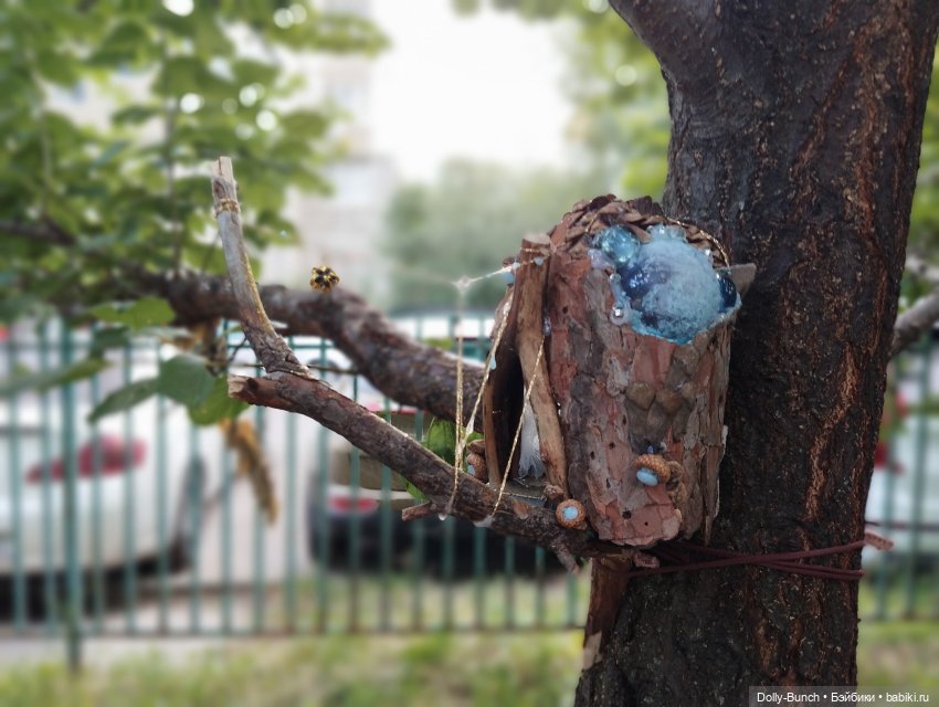 Богато украшенный скворечник (фото 8)