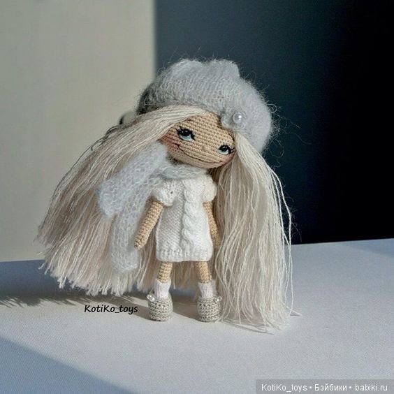 Вязанные девочки KotiKo_toys (фото 8)