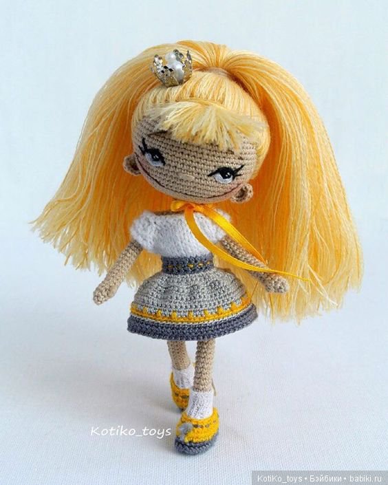 Вязанные девочки KotiKo_toys
