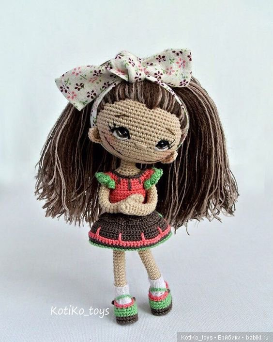 Вязанные девочки KotiKo_toys (фото 2)