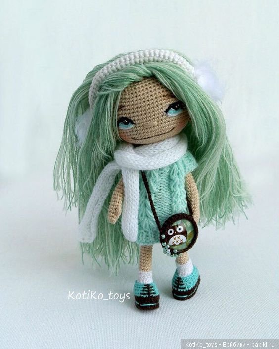 Вязанные девочки KotiKo_toys (фото 3)