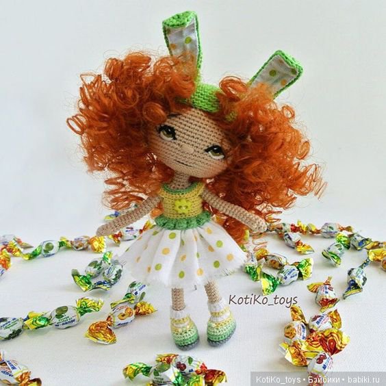 Вязанные девочки KotiKo_toys (фото 5)