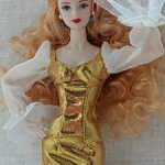 Яркие мини платья с воздушными рукавами на кукол Интегрити, Барби