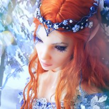 Авторская шарнирная кукла