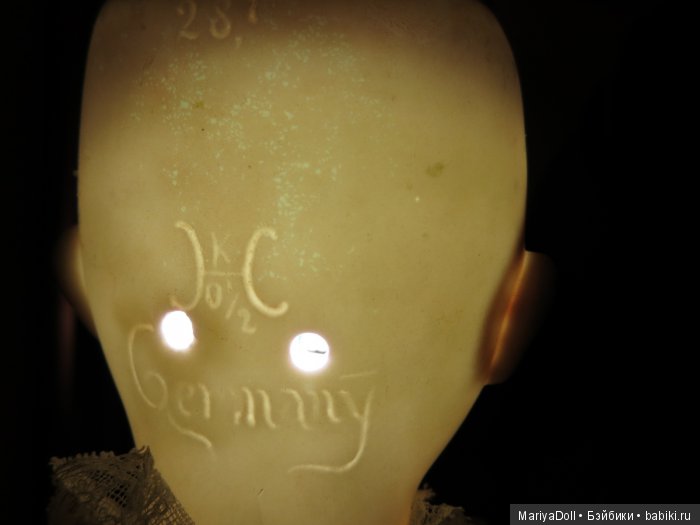 фарфоровая голова - световой тест