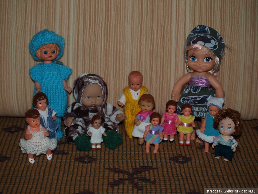 Мал, мала, меньше (маленькие куколки, пупсики) (фото 7)