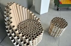 Мебель из картона для людей и кукол (фото 2)