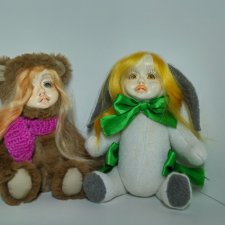 Фотосессия тедди долл Марго и Алисы