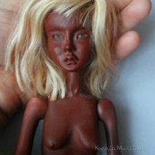 Шарнирная авторская кукла Майя, продолжение