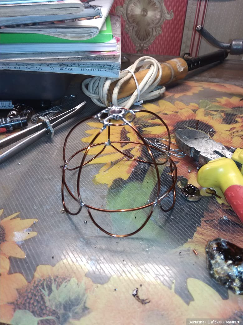 Камин и абажур своими руками (фото 6)