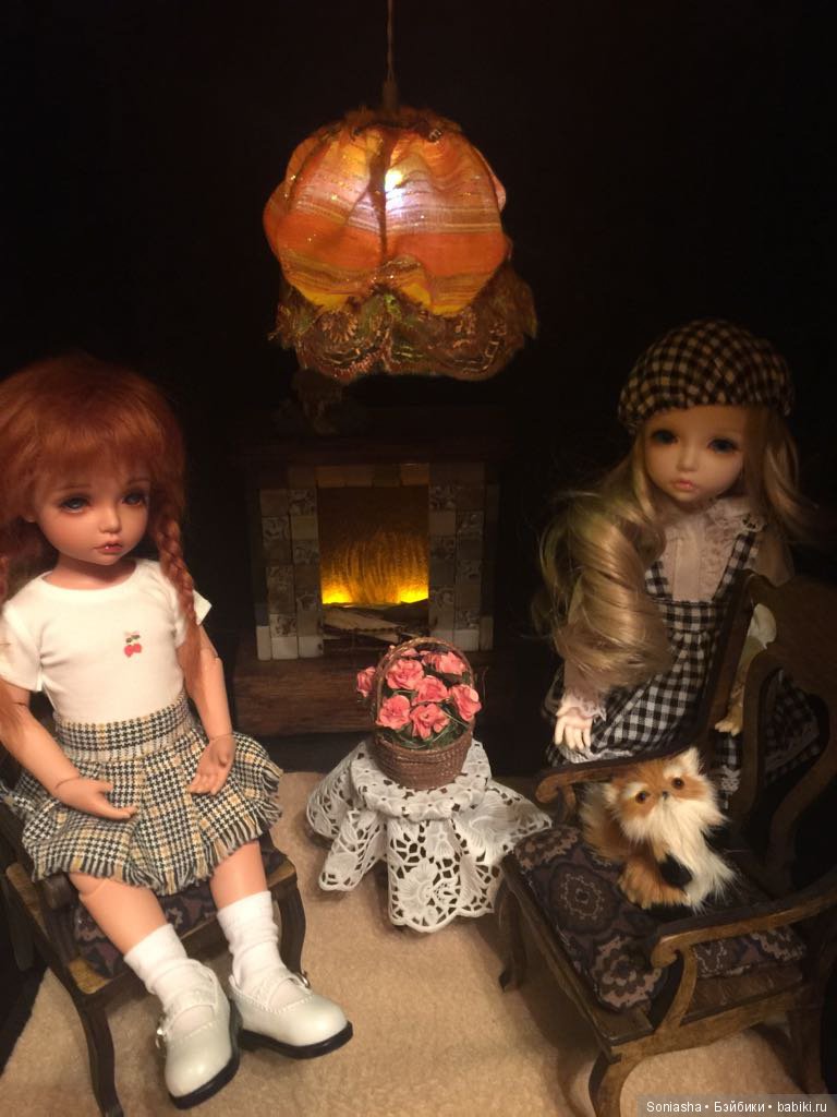 Камин и абажур своими руками (фото 9)