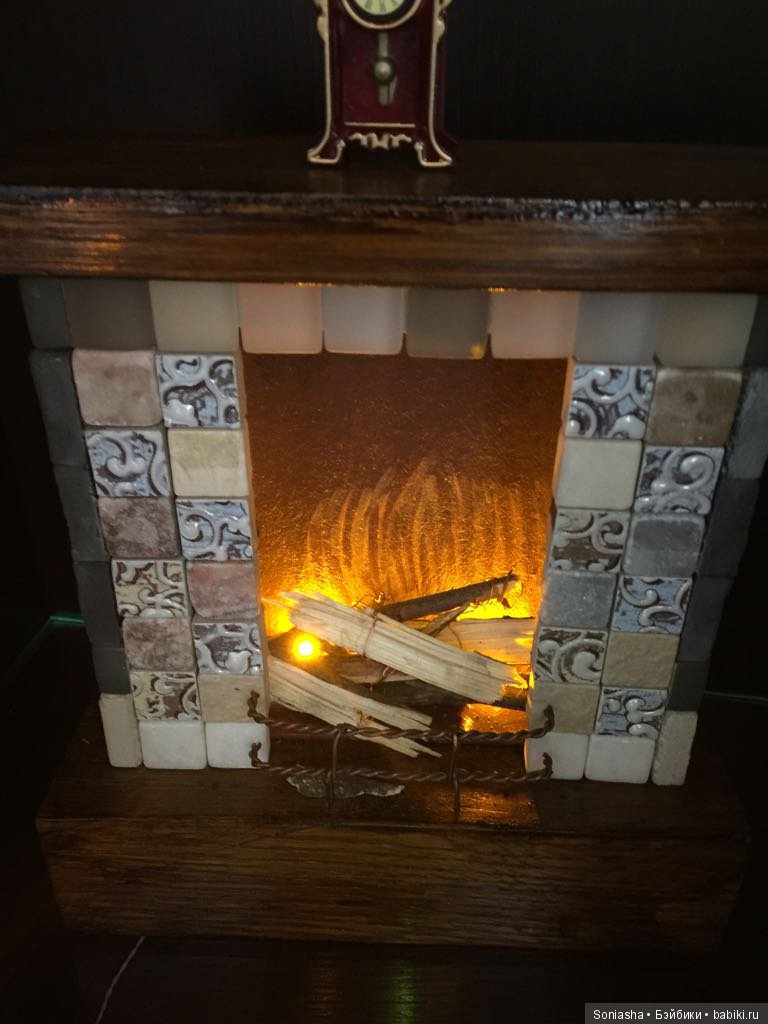 Камин и абажур своими руками (фото 5)