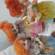 Рыжие солнышки! Немного фото с выставки кукол на Тишинке 2017