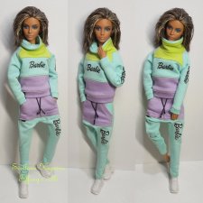Костюм на барби: толстовка+ штанишки. / Одежда для кукол / Шопик ...