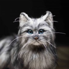 Котенок из меха как живой