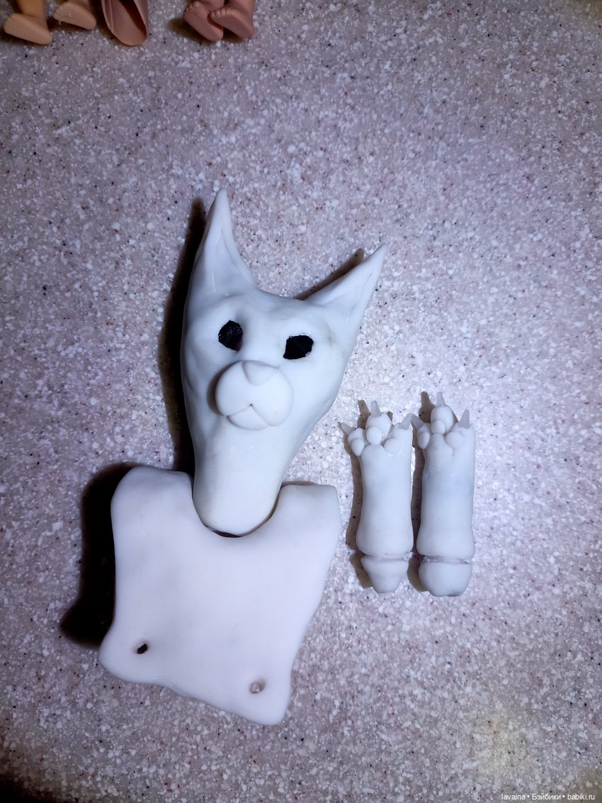 Куклокот из полимерной глины, с тряпичным телом. Или как поддержать ребенка в творческих начинаниях