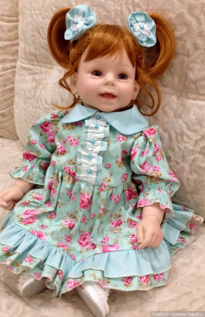 Роза в бирюзовом платье