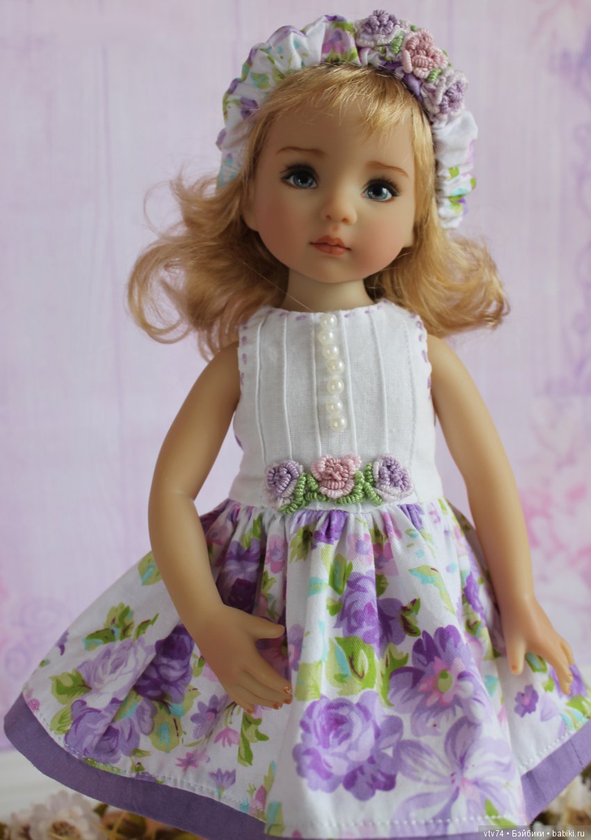Сиреневые розы — Куклы Dianna Effner (Эффнер) из винила: Little Darling (фото 2)