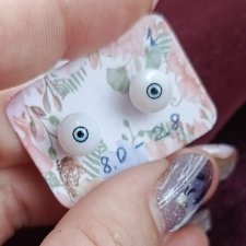 Глаза 8мм из акрилата.