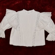 Антикварная рубашка для куклы, Франция.