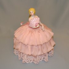 Большая кукла-половинка / Half doll / Кукла- игольница.