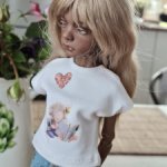 Футболка для бжд и шарнирных кукол 1/6