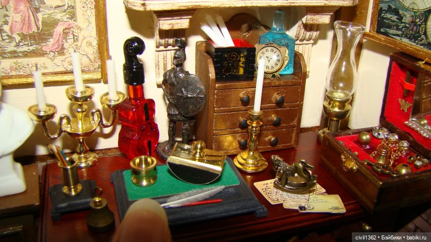 Румбокс масштаб 1:12 ПАПА ПРИЕХАЛ (фото 9)