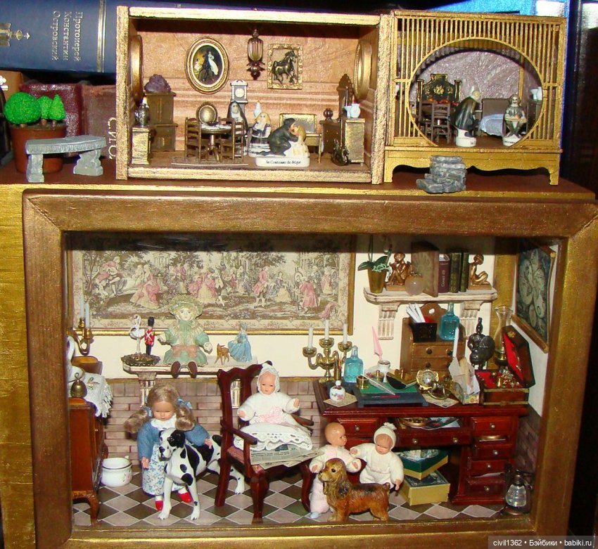 Румбокс масштаб 1:12 ПАПА ПРИЕХАЛ