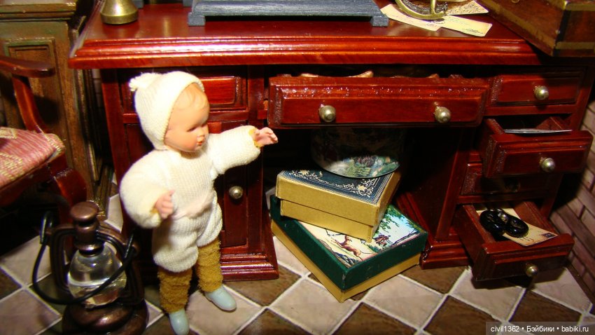 Румбокс масштаб 1:12 ПАПА ПРИЕХАЛ