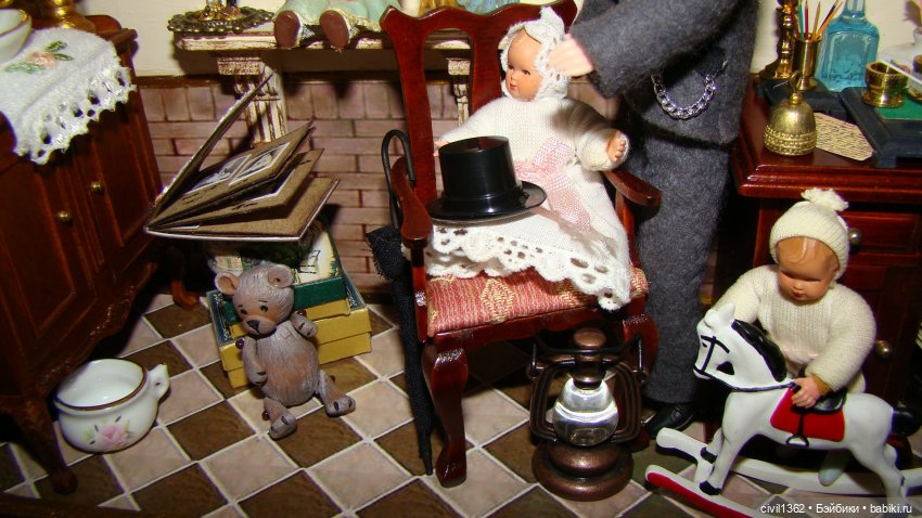 Румбокс масштаб 1:12 ПАПА ПРИЕХАЛ