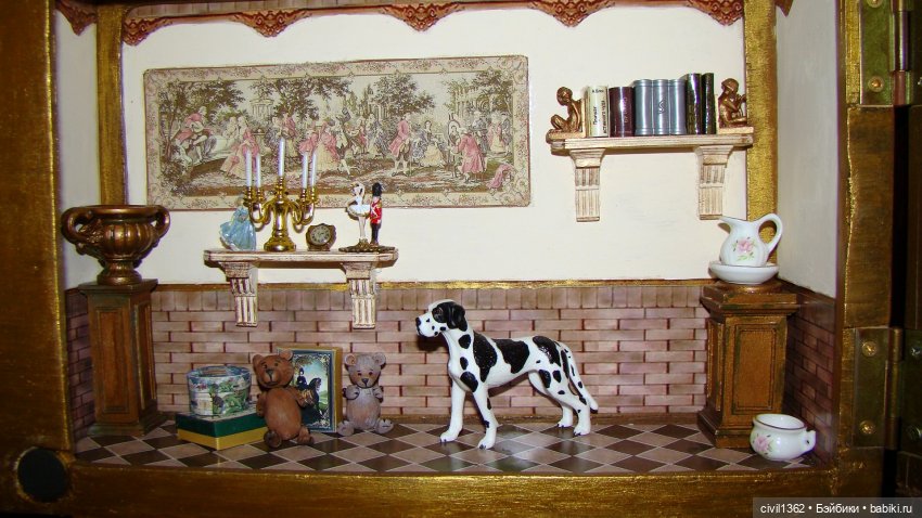 Румбокс масштаб 1:12 ПАПА ПРИЕХАЛ