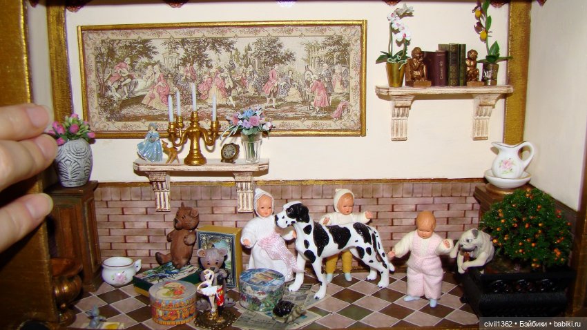 Румбокс масштаб 1:12 ПАПА ПРИЕХАЛ