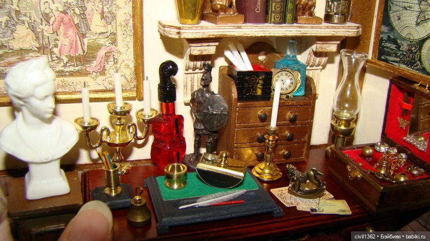 Румбокс масштаб 1:12 ПАПА ПРИЕХАЛ (фото 10)