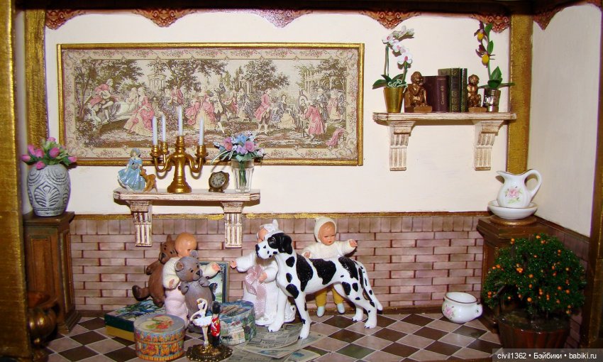 Румбокс масштаб 1:12 ПАПА ПРИЕХАЛ