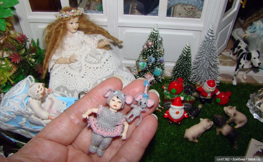 Румбокс Загородный дом миниатюра 1:12 (фото 9)